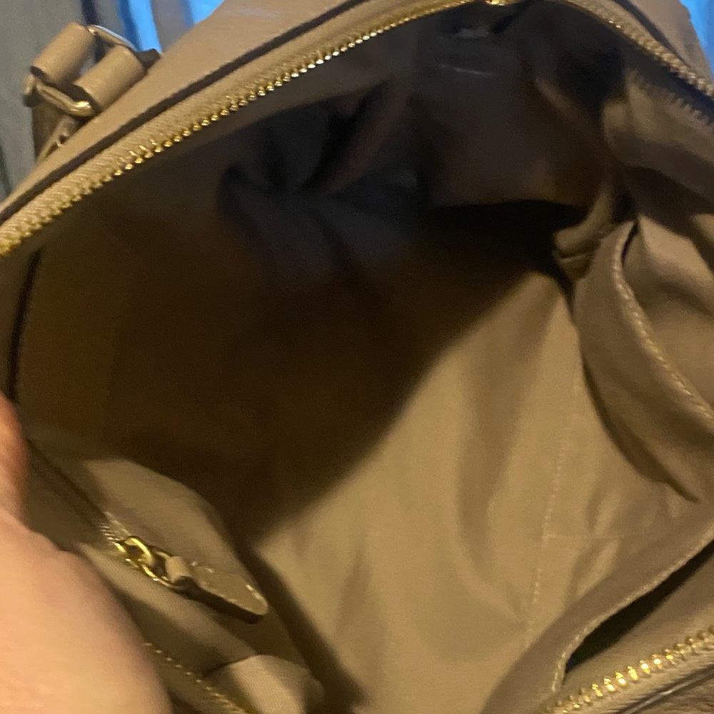Coach Pebbled Leather Tote in Taupe - Picture 3 of 15